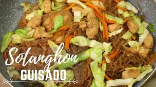 How to Cook Sotanghon Guisado  ( Vermicelli  ) - Pinoy Recipe