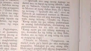 Pang Araw Araw na Talata.               Exodus 4:6-9