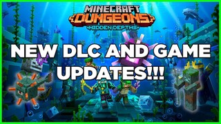 NEW Hidden Depths DLC AND Raid Captains Update - Minecraft Dungeons