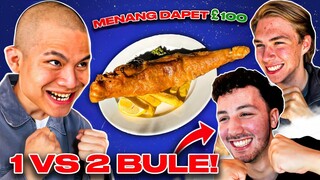 LOMBA MAKAN FISH & CHIPS SAMA BULE  DI LONDON = 2.000.000 RUPIAH !!!!