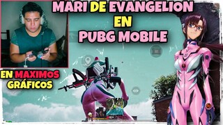 MARI de EVANGELION ELIMINANDO ENEMIGOS en PUBG MOBILE en MAXIMOS GRAFICOS FULL HD