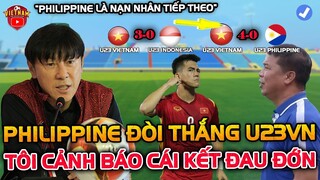 Ghi 4 Bàn, HLV Philippine Tuyên Bố Thắng U23 VN, HLV Shin Làm Gương Nói Thẳng Về Cái Kết Đau Đớn