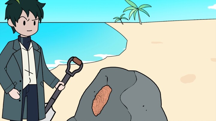 In "Floating Island", all humans are teleported to separate islands in groups of 4 #二元#原创动漫#原创动漫