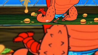 The Krusty Krab has a new boss who requires customers to exercise before buying crab pots