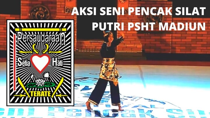 AKSI SENI PENCAK SILAT PUTRI PSHT - FESTIVAL SENI PENCAK SILAT NUSANTARA 2019