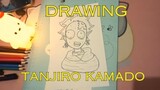 Drawing tanjiro kamado,serem amayy rawww
