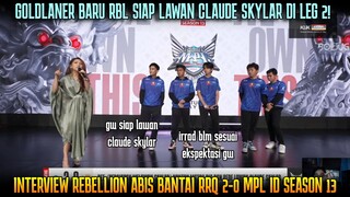 IRRAD GAK SESUAI EKSPEKTASI VINCENT ! INTERVIEW REBELLION ABIS BANTAI RRQ 2-0 | MPL ID SEASON 13