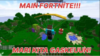 MINECRAFT - MAIN FORTNITE DI MINECRAFT!!! YOK KITA GASKEUUUN!!! SERUUU