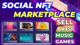 NFT MARKETPLACE | Sell Arts, Music and Games! | METAROID Review