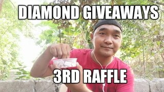 3RD DIAMOND GIVEAWAYS + SHOUT OUT