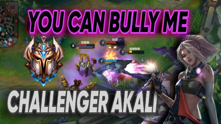 You Can't Bully Challenger Akali In Wild Rift Season 7