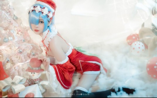 [cos collection] Re: Zero-Starting Life in Another World Miss Sister cosplay Christmas Rem, I want t