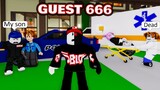 ROBLOX Brookhaven 🏡RP - FUNNY MOMENTS | Legend of Guest 666 (JENNA 8)