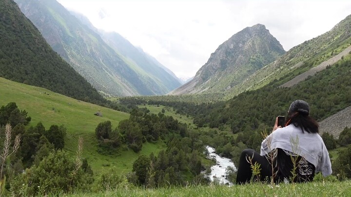 KYRGYZSTAN - Exploring Beautiful MOUNTAINS, WATERFALL (RUS/MALAY SUBS)