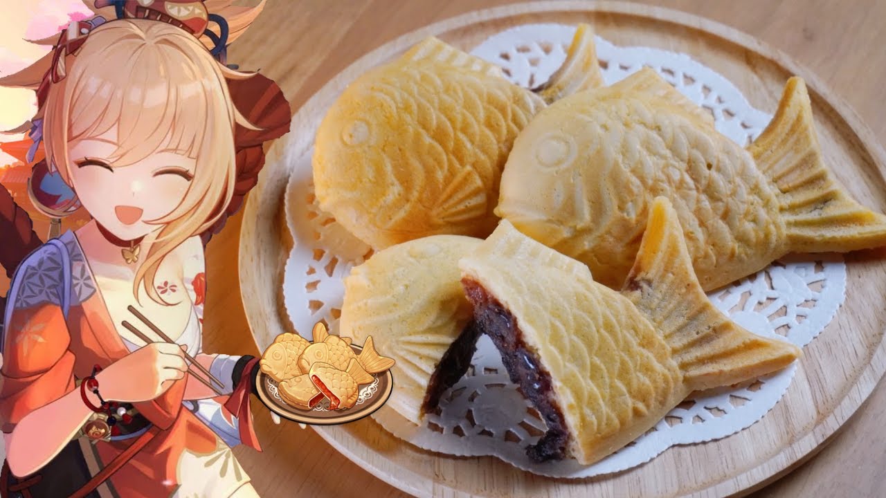 Genshin Impact Yoimiya S Favorite Inazuma Snack Taiyaki 原神料理 宵宮大好き 夕暮れの 鯛焼き 再現 Bilibili