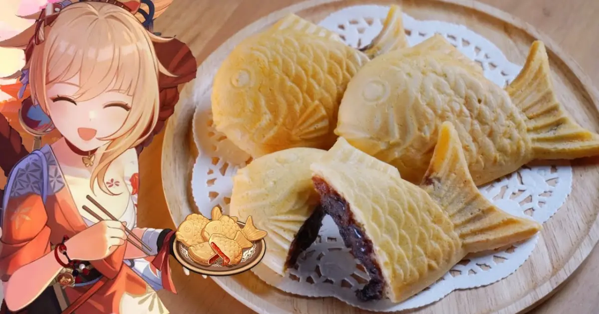 Genshin Impact Yoimiya S Favorite Inazuma Snack Taiyaki 原神料理 宵宮大好き 夕暮れの 鯛焼き 再現 Bilibili