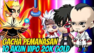 Rate GACHA Naik Langsung Tes GACHA 20.00 Gold Akun VIP0 - Ninja Heroes New Era