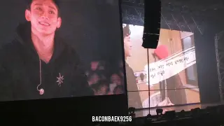191231 Exo EXplOration dot in Seoul Chanyeol 찬열 Ending Ment + members' reaction to Chanyeol's letter