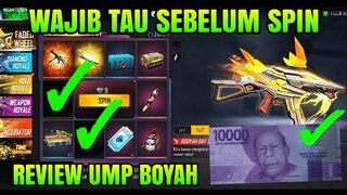 REVIEW EVO GUN UMP BOYAH DAY 2021 FREE FIRE | EVO GUN UMP BOYAH DAY FF