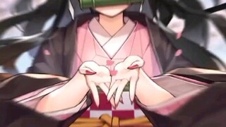 nezuko kamado❤💜 cute edit from capcut😍🤩