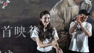 与电影出入平安主创一起舞蹈～