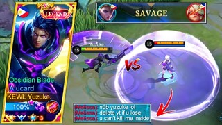 Yuzuke Vs Top 1 Supreme Melissa Trashtalker! | King of Lifesteal Vs Queen OF Shield! | Who Will Win?