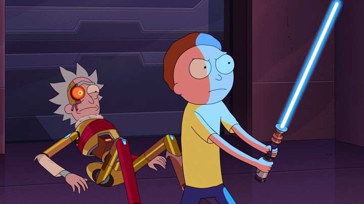 [Jedi Morty] "I don't need another you!"