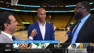 Kendrick Perkins & Richard Jefferson break down Boston Celtics vs Warriors NBA Finals Game 1