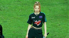 (G)I-DLE 230727 Yu Qi merekam penampilan paruh waktu pertandingan sepak bola "MY BAG+TOMBOY" (K Leag