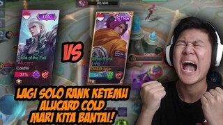 LAGI SOLO RANK KETEMU ALUCARD COLD, MATCH SENGIT AUTO LOCK DIA! - Mobile Legends