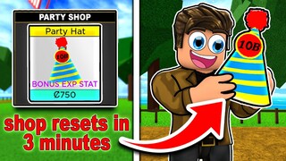 Race to Unlock 10 BILLION Event Party Hat! (Roblox Blox Fruits)