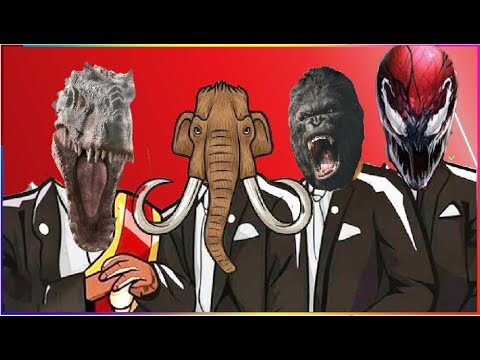INDOMINUS REX & MAMMOTH & KONG & CARNAGE - Coffin Dance X Baby Shark COVER