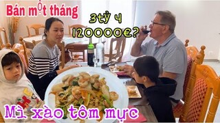 Ăn mì xào tôm mực nhà hàng một tháng bán 120000€?/nghề nhà hàng/Cuộc sống pháp/Ẩm thực miền tây Việt