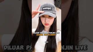 Diluar prediksi #yunjin #lesserafim live sambil cat rambut #shorts #kpop #viral