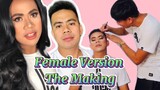 MAN TO WOMAN MAKE UP TRANSFORMATION | MAKE UP BY JAMES