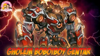 Kuasa Baru BoBoiBoy Gentar Gholem Gentar Full Consept Art Kuasa Sesungguhnya BoBoiBoy Gentar