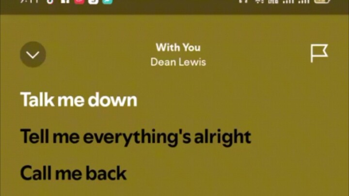 With You Lyrics By: Dean Lewis