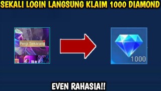 MUDAH!!! | CARA DAPATKAN DIAMOND GRATIS SEKALI LOGIN PASTI KLAIM DIAMOND MOBILE LEGEND | NO BUG ML