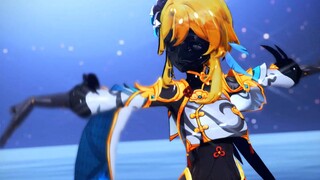 原神 荧 红尘绝缚 蝴蝶泉边 MMD