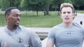 Seberapa cepat Captain America berlari? Falcon: Saya ingin paru-paru baru!