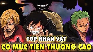 Top 20 nhân vật có mức tiền thưởng cao nhất (phần 1)