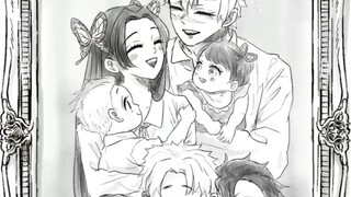 Manis sekali kehidupan pernikahan Immortokawa dan Kanae, haha! Serahkan anak itu pada Giyuu dan Butt