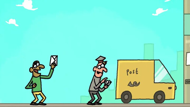 "Cartoon Box Series" Animasi imajinatif dengan akhir yang tidak terduga - Insiden pengiriman surat