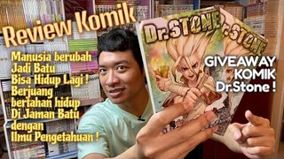 KESAN PERTAMA MANGA DR. STONE + GIVEAWAY ! REVIEW KOMIK INDONESIA TERBARU ! SCIENCE ABIS KOMIK INI !