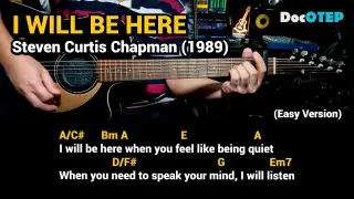 I Will Be Here - Steven Curtis Chapman (Easy Guitar Chords Tutorial with Lyrics)