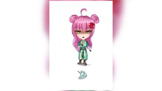 Day 2 Speed Paint Vtuber as a Chibi
