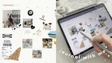 digital journal with me for the first time + FREE DIGITAL STICKERS
