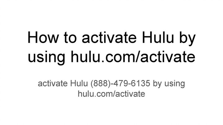 How to activate Hulu by using hulu.com/activate?
