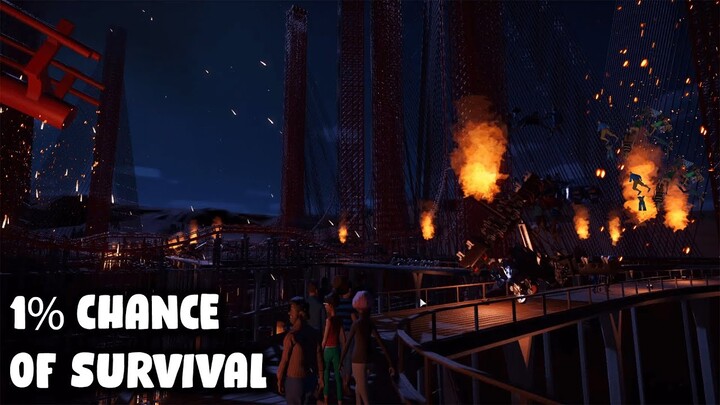 This Theme Park Has A 1% Chance Of Survival *Planet Coaster*