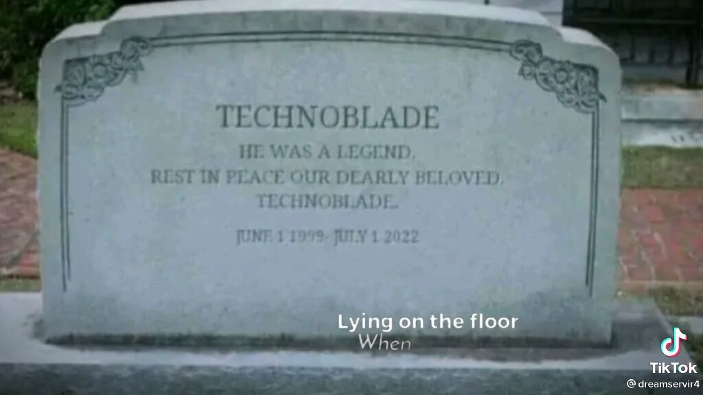 i made a tomb for techno, a grave is not good enough. R.I.P. : r/Technoblade